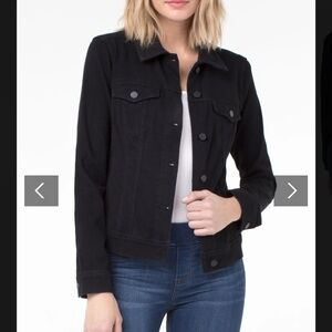 Liverpool Black Denim Jacket- NWT- Small